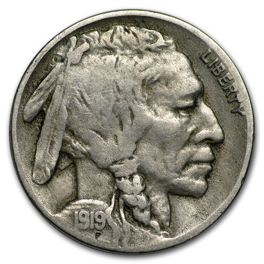 1919-D Buffalo Nickel Fine