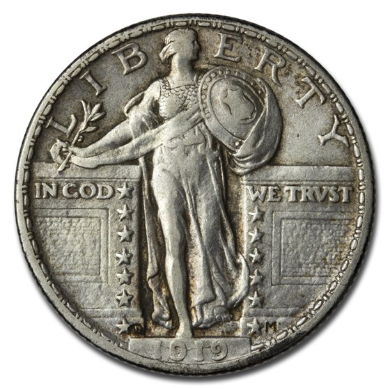 1919-D Standing Liberty Quarter XF 1919-D Standing Liberty Quarter XF