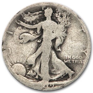1919-D Walking Liberty Half Dollar AG