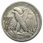 1919-D Walking Liberty Half Dollar VF
