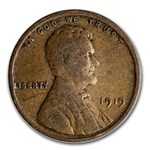 1919 Lincoln Cent 50-Coin Roll Avg Circ