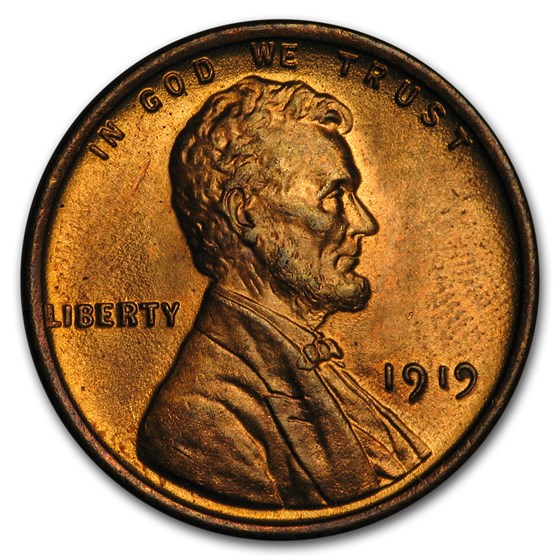 1919 Lincoln Cent BU (Red) 1919 Lincoln Cent BU (Red)