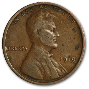 1919 Lincoln Cent Good/VF 1919 Lincoln Cent Good/VF