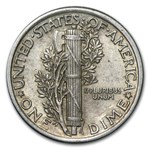 1919 Mercury Dime AU