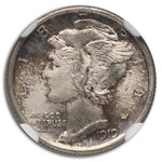 1919 Mercury Dime MS-66 NGC (FB)