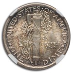 1919 Mercury Dime MS-66 NGC (FB)