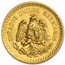1919 Mexico Gold 2 1/2 Pesos Hidalgo AU