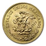 1919 Mexico Gold 20 Pesos BU