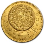 1919 Mexico Gold 20 Pesos XF