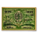 1919 Notgeld Oberhof im Thüringen 10 Pfennig CU (Lt Green)