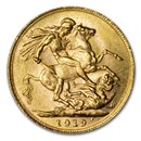 1919-P Australia Gold Sovereign George V BU