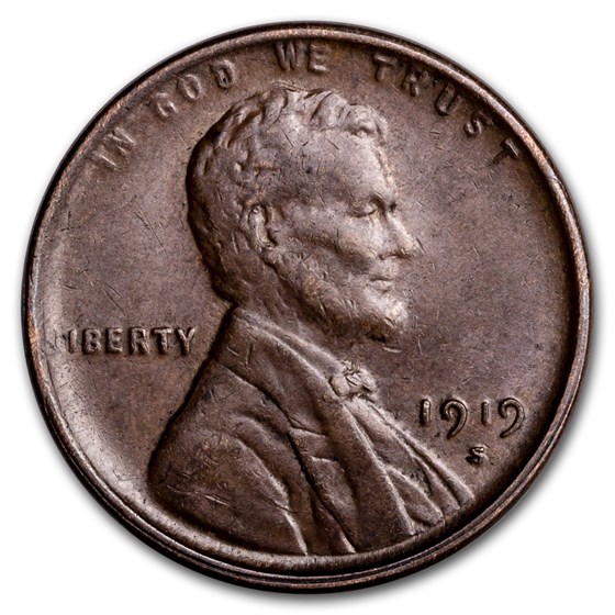 1919-S Lincoln Cent AU 1919-S Lincoln Cent AU