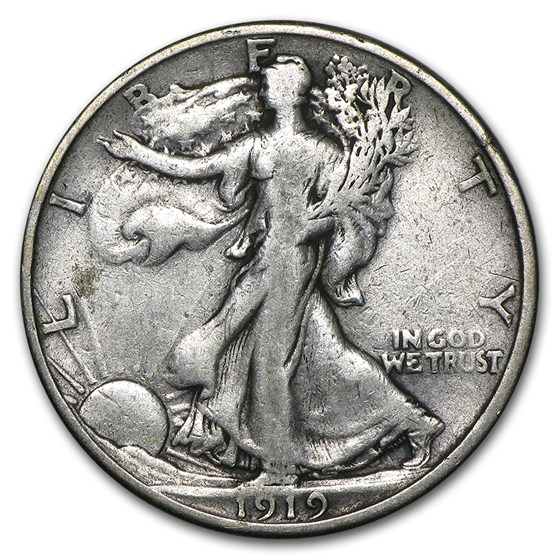 1919-S Walking Liberty Half Dollar Fine