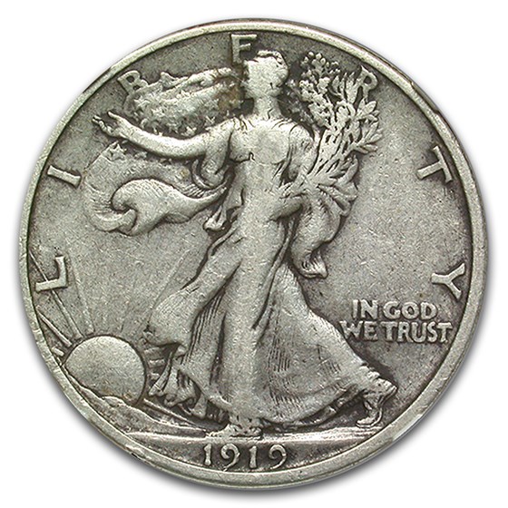 1919-S Walking Liberty Half Dollar VF-20 NGC