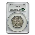 1919-S Walking Liberty Half Dollar VF-25 CACG