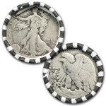 1919-S Walking Liberty Halves 20-Coin Roll Avg Circ