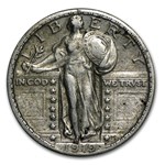 1919 Standing Liberty Quarter AU Details (Cleaned)