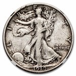 1919 Walking Liberty Half Dollar VF-25 NGC