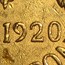 1920/10 Mexico Gold 20 Pesos (Cleaned)