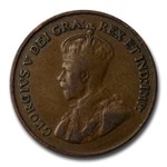 1920-1936 Canada Small Cent George V Avg Circ
