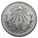 1920-1945 Silver Mexican 1 Peso Cap & Rays AU