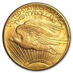 1920 $20 St Gaudens Gold Double Eagle AU