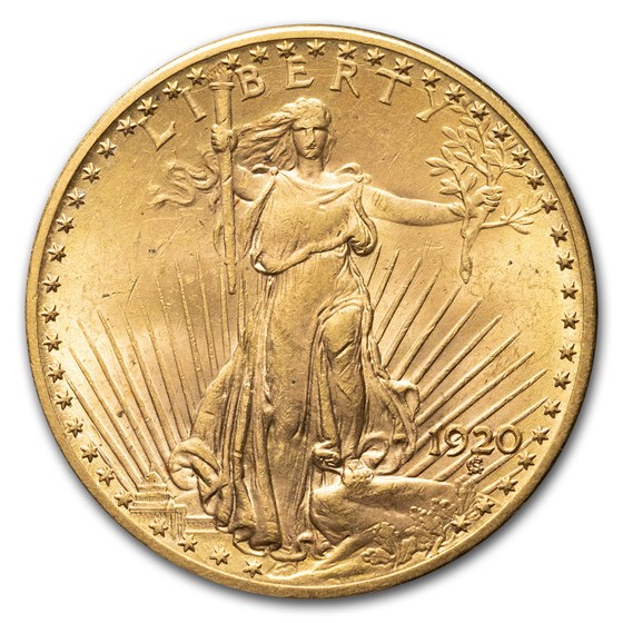 1920 $20 St Gaudens Gold Double Eagle BU 1920 $20 St Gaudens Gold Double Eagle BU