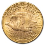 1920 $20 St Gaudens Gold Double Eagle BU