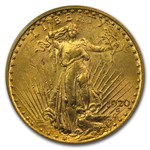 1920 $20 St Gaudens Gold Double Eagle MS-61 PCGS