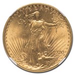 1920 $20 St Gaudens Gold Double Eagle MS-63 NGC