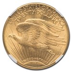 1920 $20 St Gaudens Gold Double Eagle MS-63 NGC