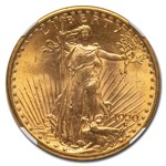 1920 $20 St Gaudens Gold Double Eagle MS-64 NGC