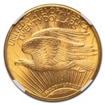 1920 $20 St Gaudens Gold Double Eagle MS-64 NGC