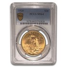 1920 $20 St Gaudens Gold Double Eagle MS-64 PCGS