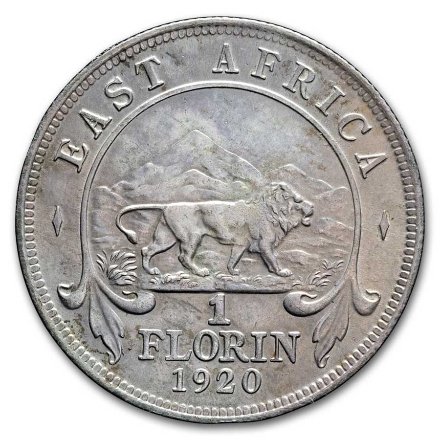 1920 British East Africa Silver Shilling George VI AU