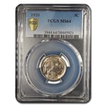 1920 Buffalo Nickel MS-64 PCGS