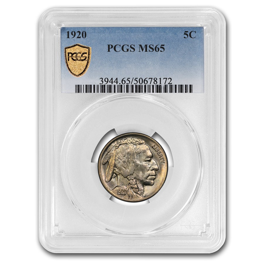 1920 Buffalo Nickel MS-65 PCGS