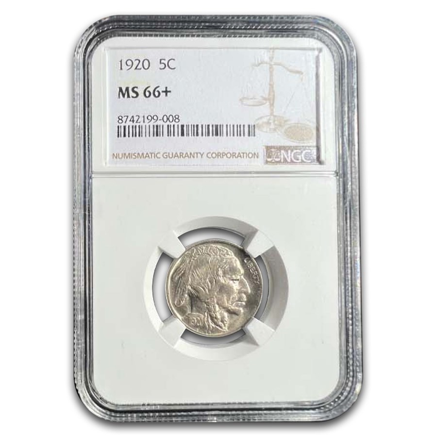 1920 Buffalo Nickel MS-66+ NGC
