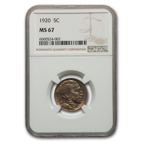 1920 Buffalo Nickel MS-67 NGC 1920 Buffalo Nickel MS-67 NGC