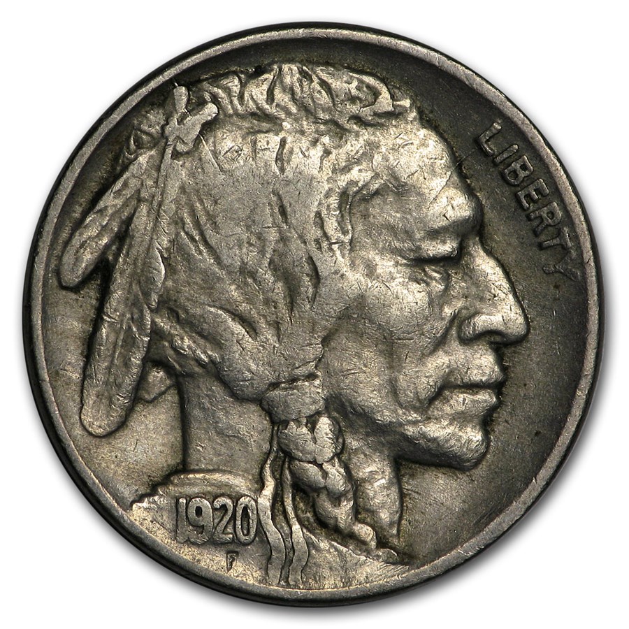 1920 Buffalo Nickel VF