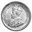 1920 Canada Silver 5 Cents George V BU
