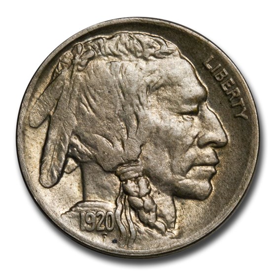 1920-D Buffalo Nickel AU 1920-D Buffalo Nickel AU