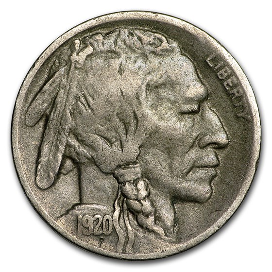 1920-D Buffalo Nickel VF 1920-D Buffalo Nickel VF