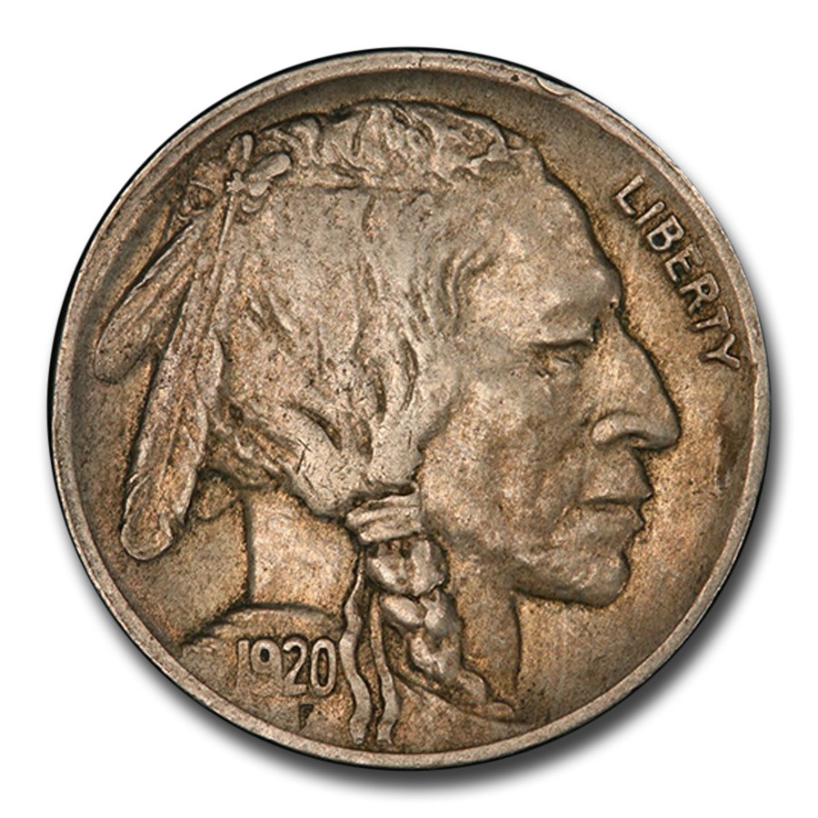 1920-D Buffalo Nickel XF-45 PCGS