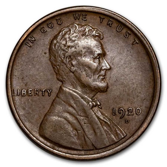 1920-D Lincoln Cent AU 1920-D Lincoln Cent AU