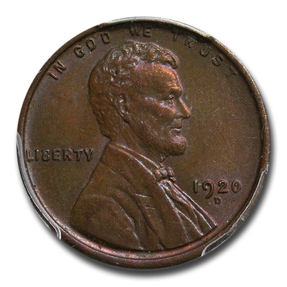 1920-D Lincoln Cent MS-63 PCGS (Brown) 1920-D Lincoln Cent MS-63 PCGS (Brown)
