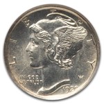 1920-D Mercury Dime MS-63 NGC (FB)