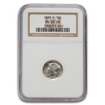 1920-D Mercury Dime MS-63 NGC (FB)
