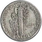 1920-D Mercury Dime XF