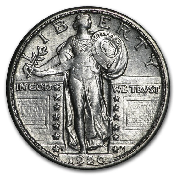 1920-D Standing Liberty Quarter AU 1920-D Standing Liberty Quarter AU